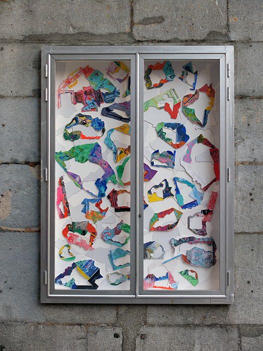 Vue de la vitrine, 2016 Vue de la vitrine, 2016