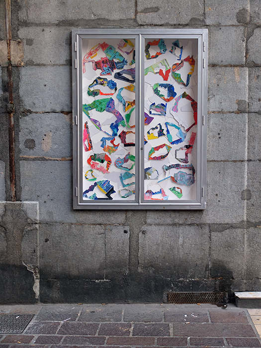 Vue de la vitrine, 2016 Vue de la vitrine, 2016